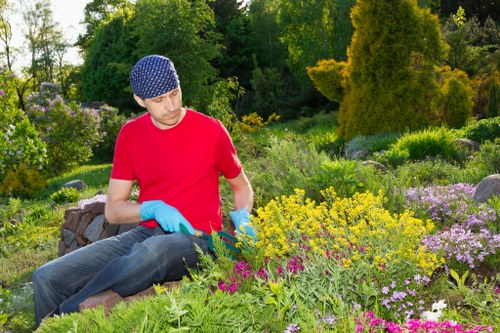Professional hard landscaping with steps, edging, and paving in Ilford